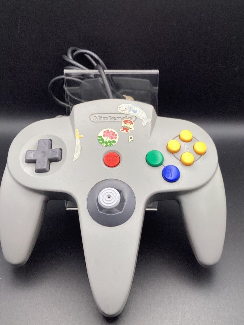Original Nintendo 64 Grey Controller Tested Working Video Game Accessory Genuine